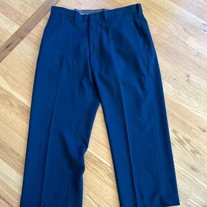 Men's Size 36x29 Haggar Premium Comfort Dress Pants - Blue GUC